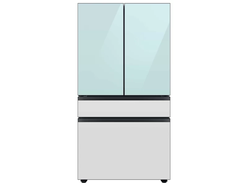 Bespoke 4-Door French Door Refrigerator (23 cu. ft.) with AutoFill Water Pitcher and Customizable Door Panel Colors BNDL1649367311958