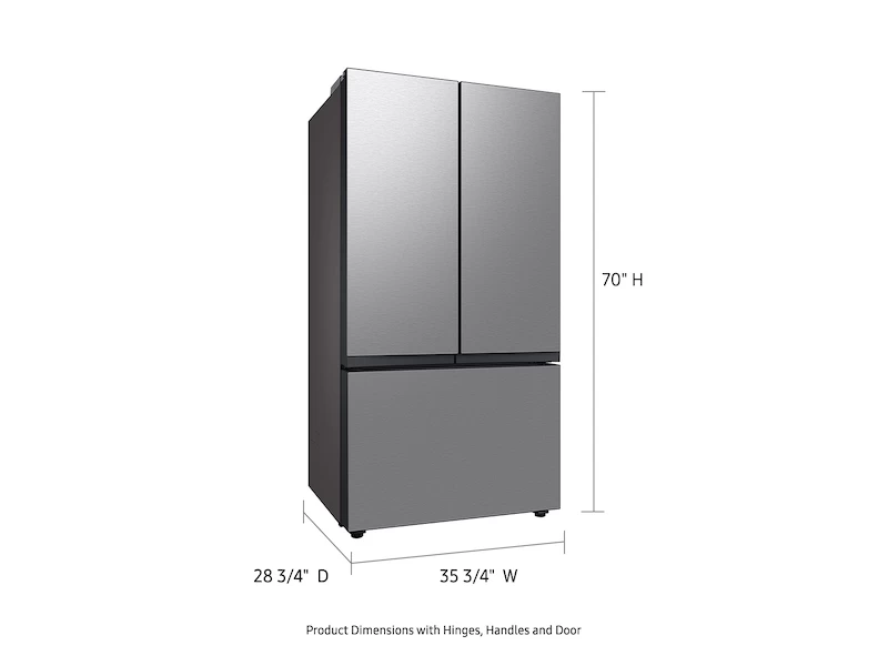 Bespoke 3-Door French Door Refrigerator (24 cu. ft.) with AutoFill Water Pitcher BNDL1650465175673, product image 12 of 12