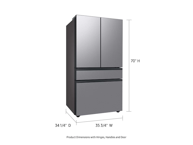 Bespoke 4-Door French Door Refrigerator (29 cu. ft.) with AutoFill Water Pitcher and Customizable Door Panel Colors BNDL1651075655947, product image 12 of 12