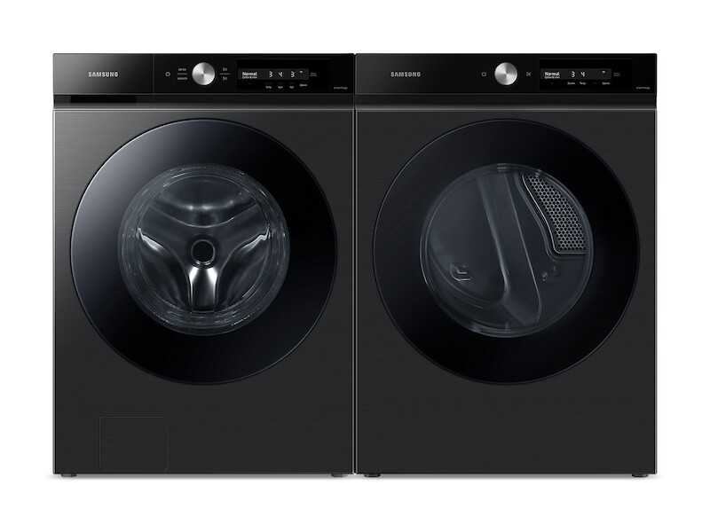 Bespoke 4.6 cu. ft. Large Capacity Front Load Washer with Super Speed Wash and Electric Dryer with Super Speed Dry and AI Smart Dial BNDL1668782362148