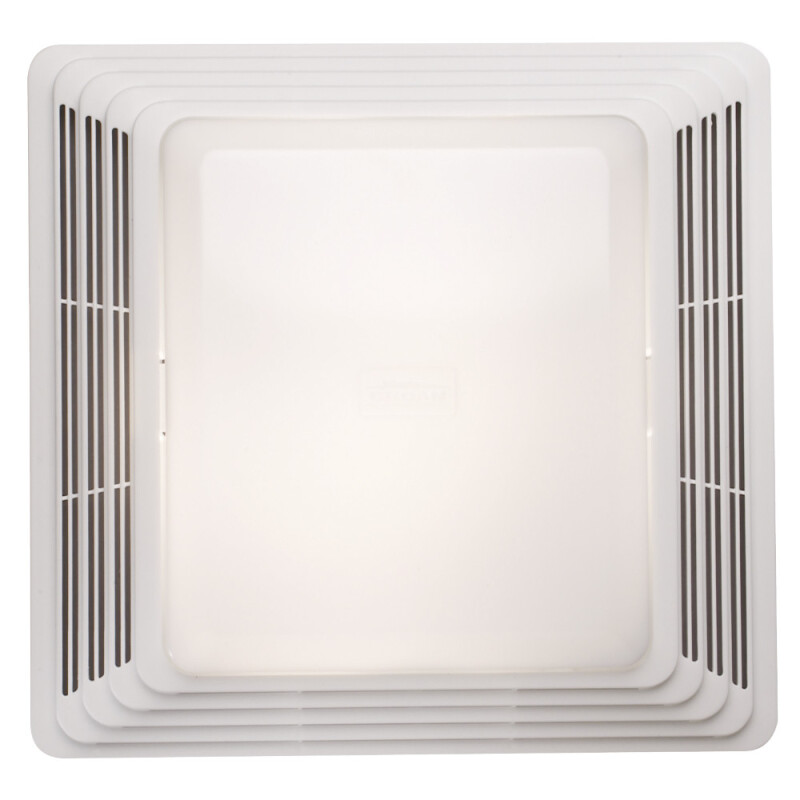 Bathroom Exhaust Fan Grille/Cover w/ 100w Light BP91