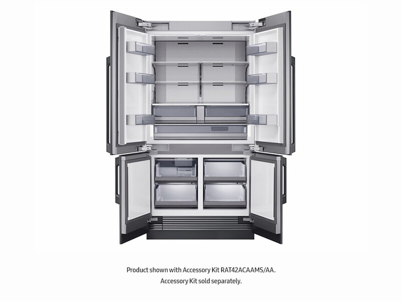 24 cu ft. Capacity 4-Door French Door Panel Ready 42" Built-In Chef Collection Refrigerator BRF425200AP