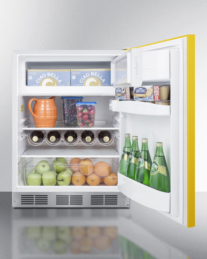 24" Freestanding Refrigerator-Freezer BRF611WHY
