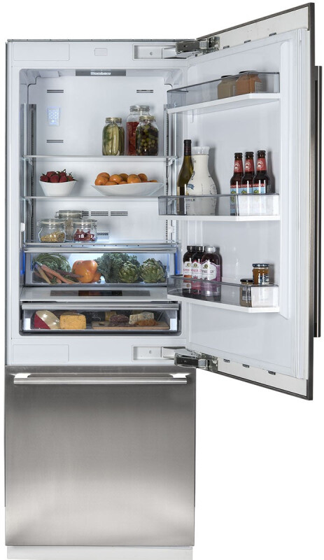 30" Fully Integrated Built-In Bottom-Freezer Refrigerator view 2