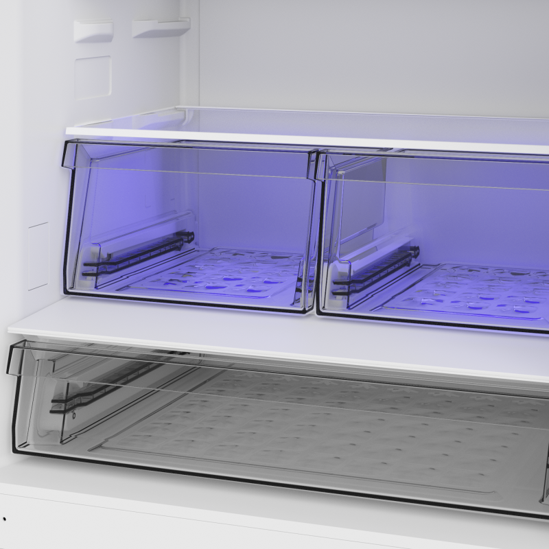 30" Counter Depth Bottom-Freezer Refrigerator with Ice Maker view 6
