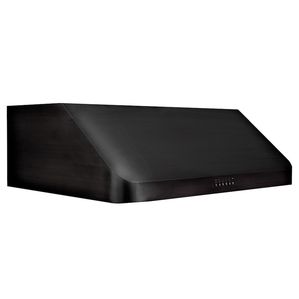 30 In. 600 Cfm Ducted Under Cabinet Range Hood In Black Stainless Steel BS62330