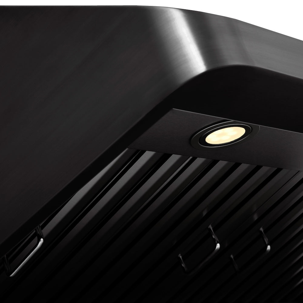 30 In. 600 Cfm Ducted Under Cabinet Range Hood In Black Stainless Steel BS62330