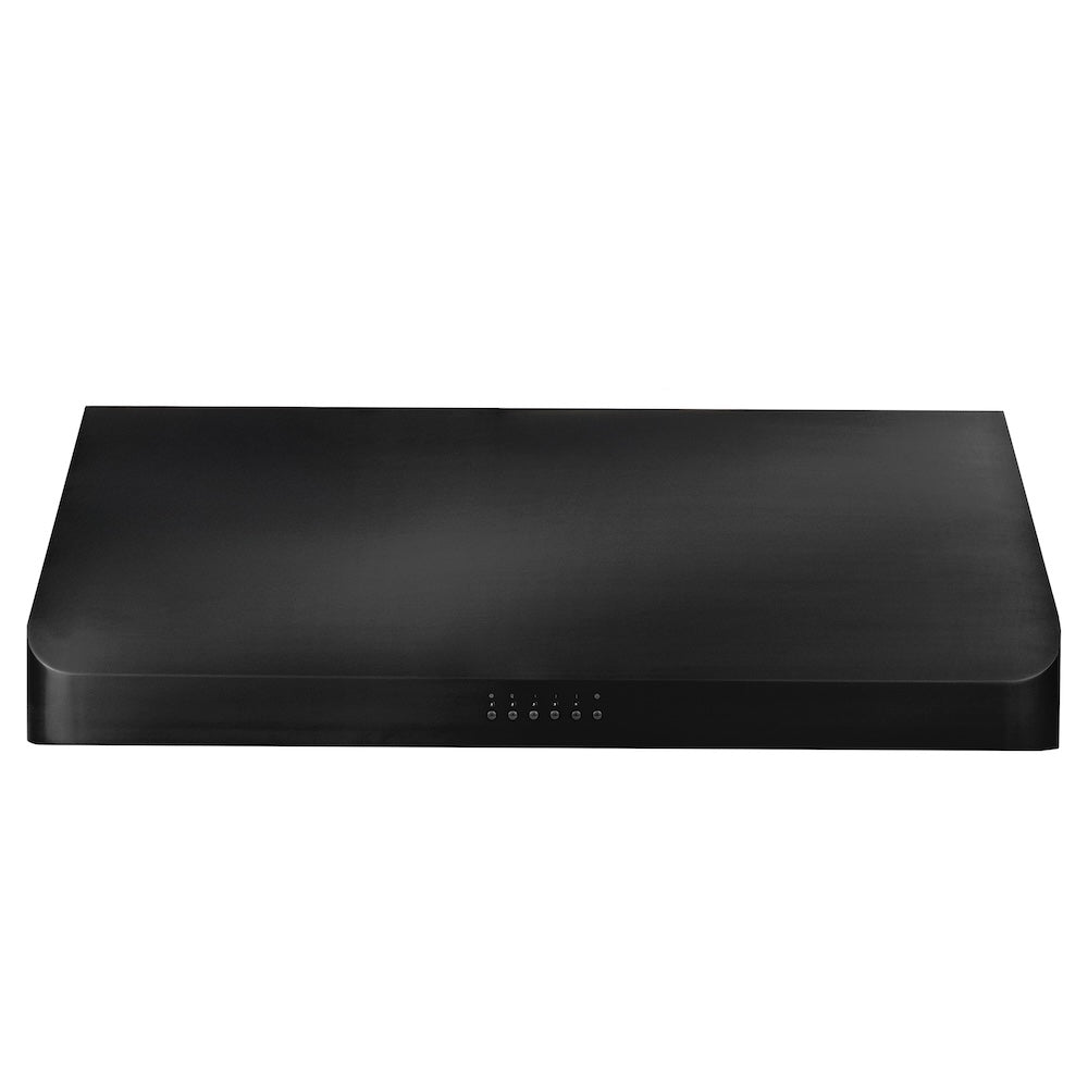 30 In. 600 Cfm Ducted Under Cabinet Range Hood In Black Stainless Steel BS62330