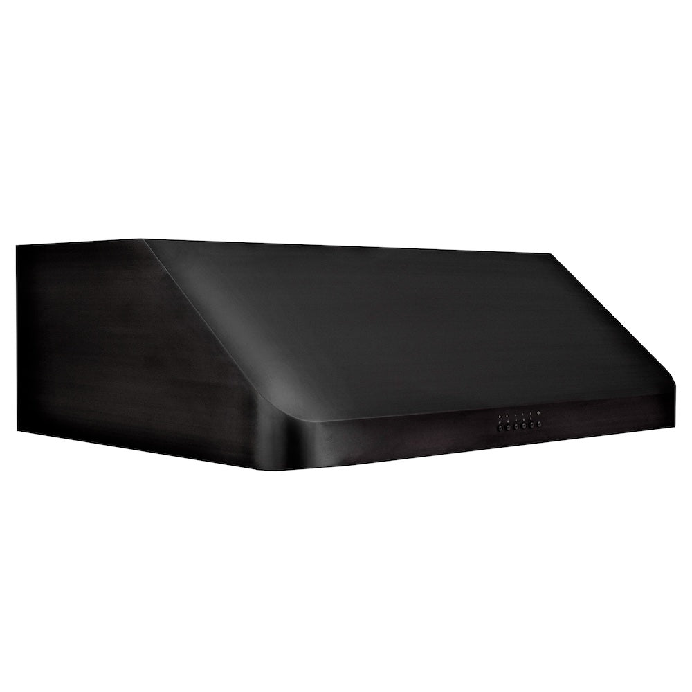 36 In. 600 Cfm Ducted Under Cabinet Range Hood In Black Stainless Steel BS62336
