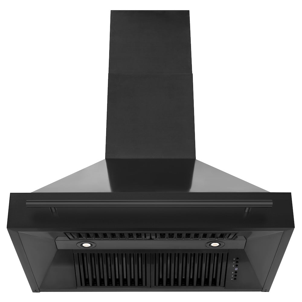 36 In. Black Stainless Steel Range Hood With Black Stainless Steel Handle BS65536BS