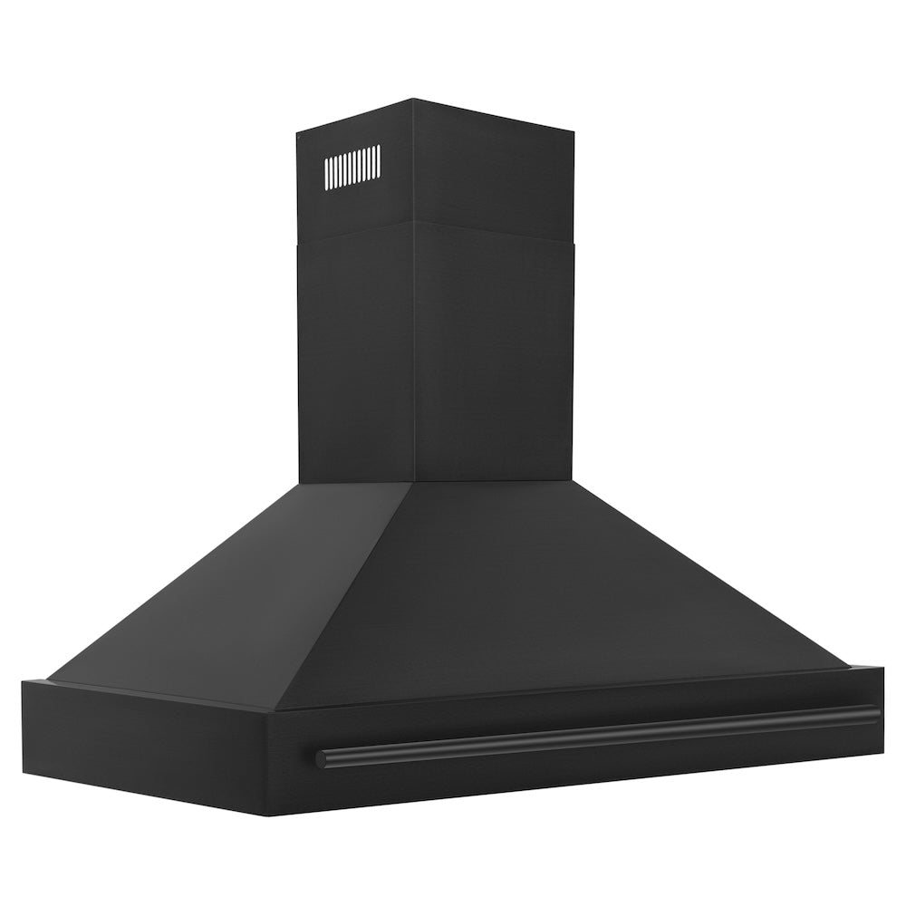 48 In. Black Stainless Steel Range Hood With Black Stainless Steel Handle BS65548BS