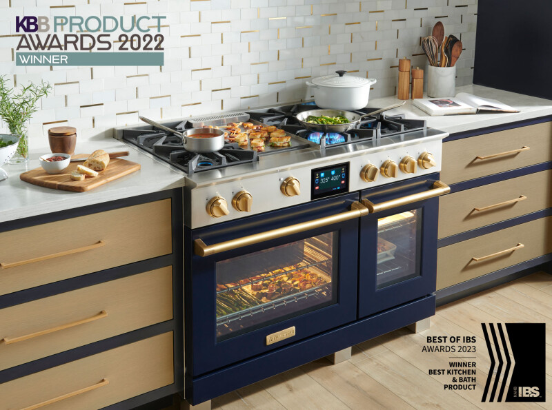 48″ Dual Fuel Range with 12″ Griddle BSDF486G