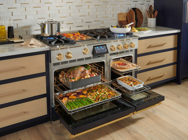 48″ Dual Fuel Range with 12″ Griddle BSDF486G