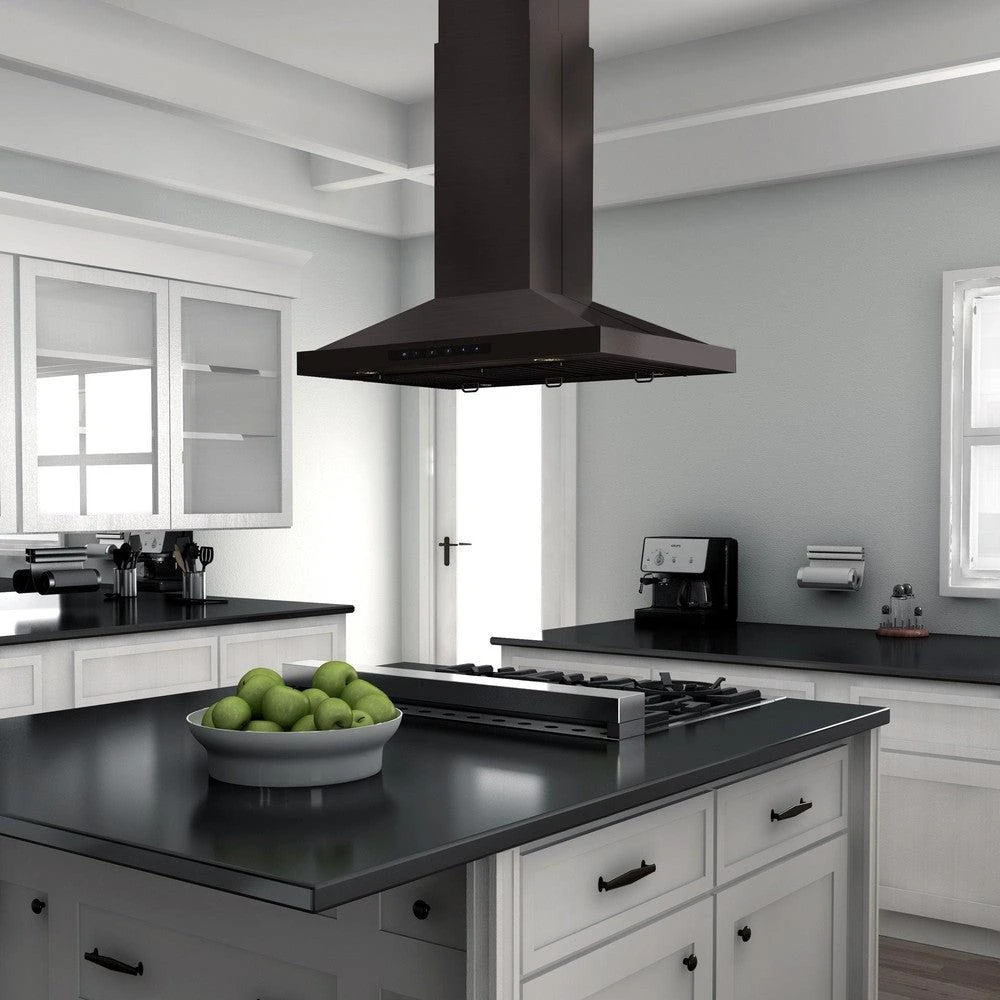 30 in. Convertible Vent Island Mount Range Hood BSGL2IN30