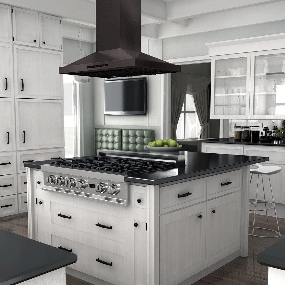 36 in. Convertible Vent Island Mount Range Hood BSGL2IN36