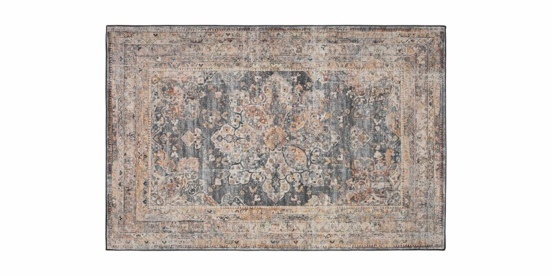 Stratford JC6 Charcoal/Linen/Riviera 2' x 3' BST9CH2X3