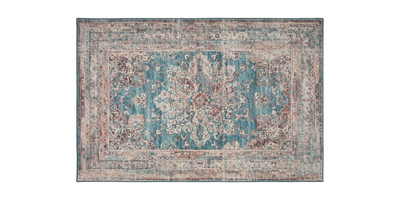 Stratford JC6 Charcoal/Linen/Riviera 2' x 3' BST9RV2X3