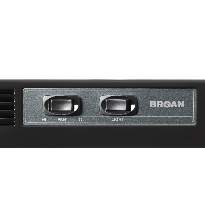 30-Inch Convertible Under-Cabinet Range Hood w/ Easy Install System, 260 Max Blower CFM BUEZ330BL