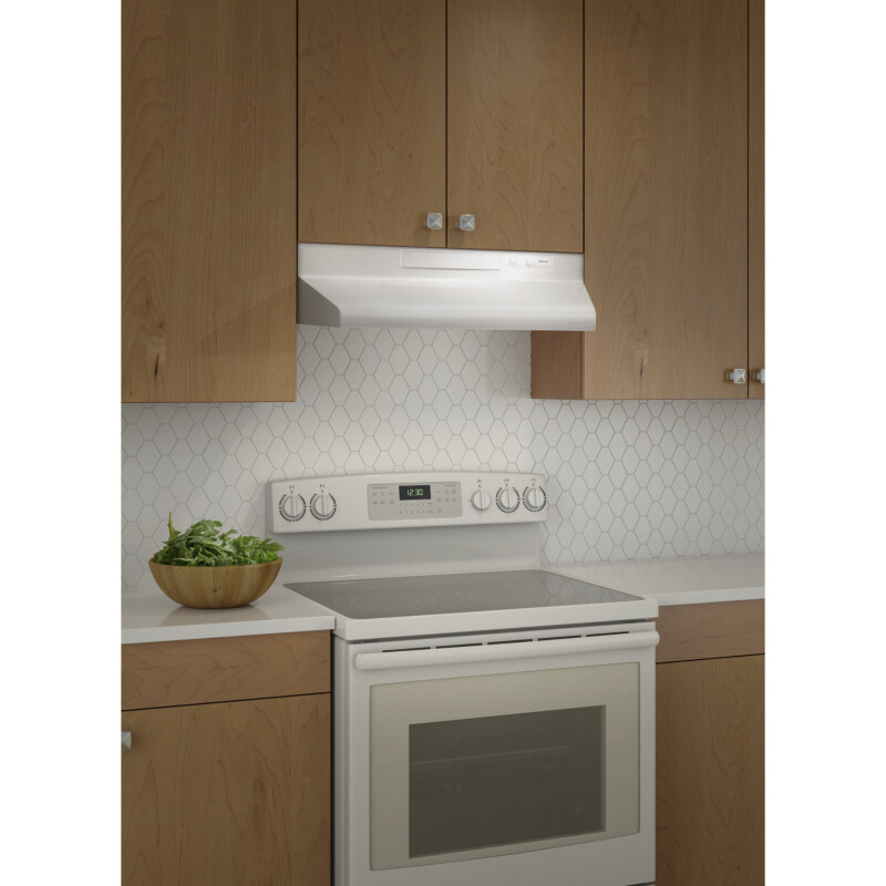 30-Inch Convertible Under-Cabinet Range Hood, 230 Max Blower CFM BUF403WW
