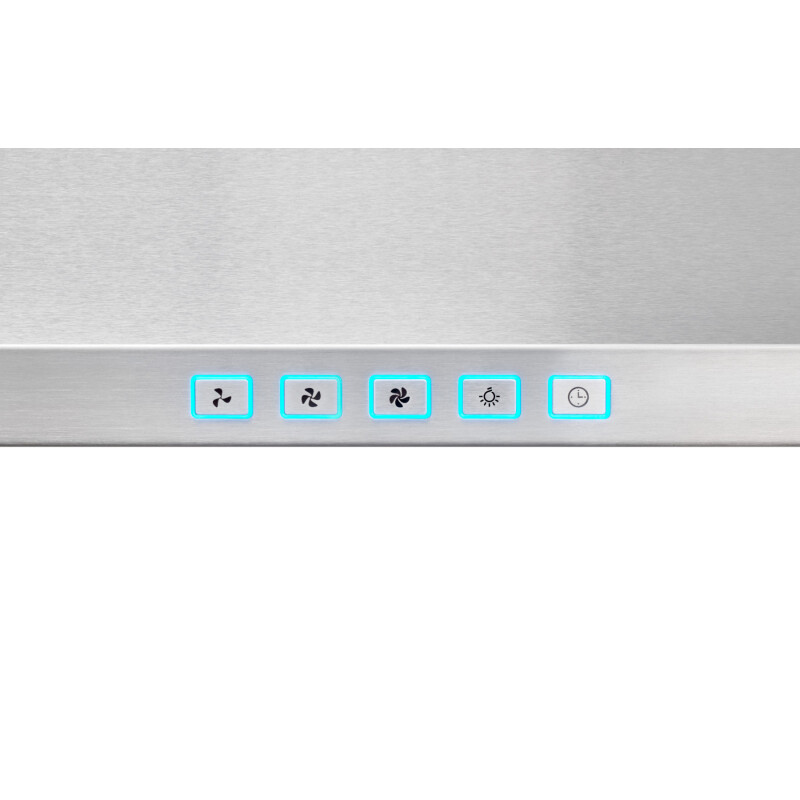 30-Inch Convertible Wall-Mount Pyramidal Chimney Range Hood, 450 Max CFM view 4