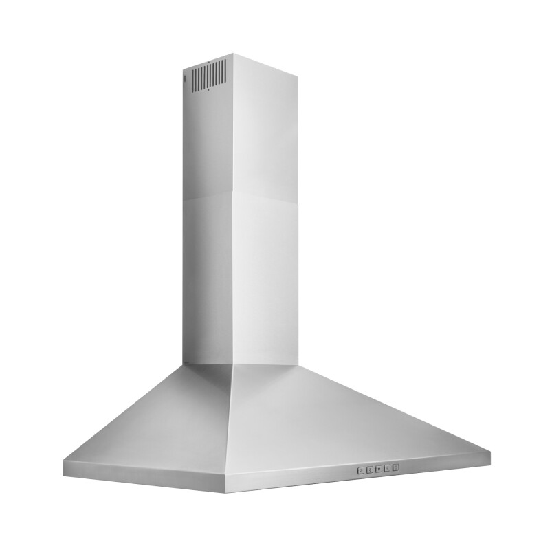36-Inch Convertible Wall-Mount Pyramidal Chimney Range Hood, 450 MAX CFM BWP2364SS