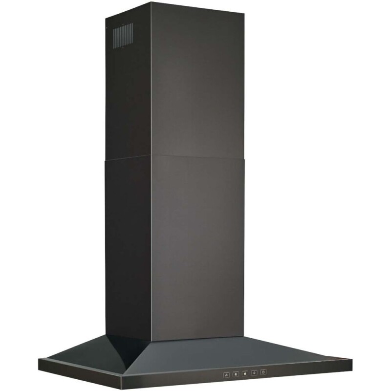 30-Inch Convertible Wall-Mount Low Profile Pyramidal Chimney Range Hood, 450 MAX CFM BWS2304BLS