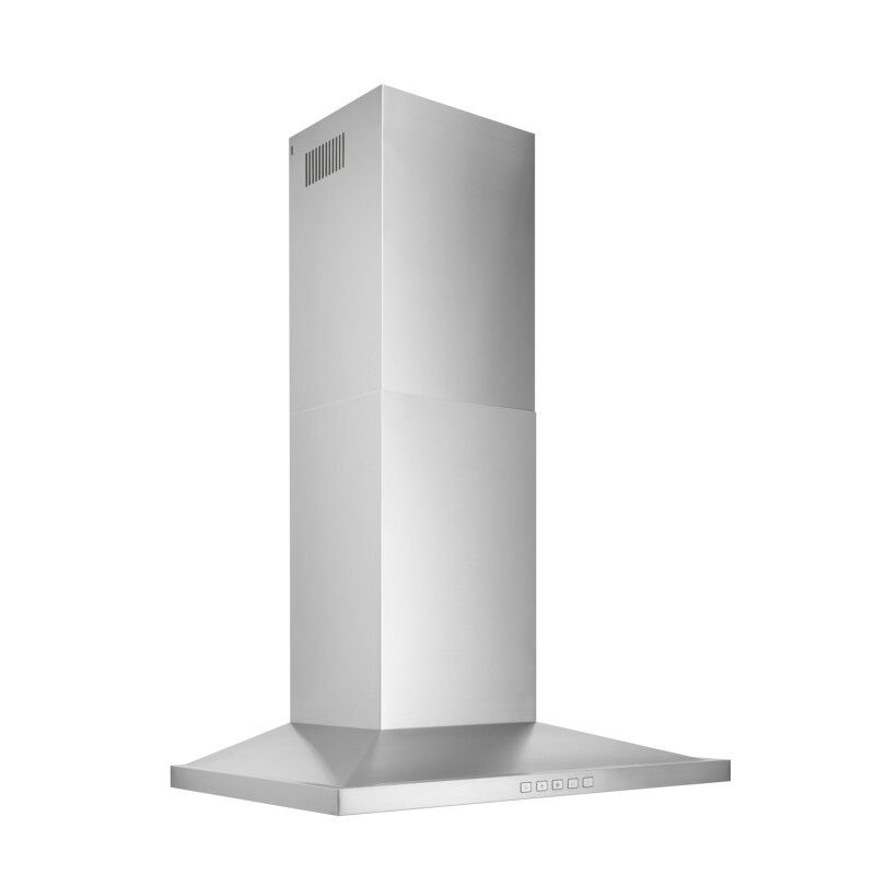 30-Inch Convertible Wall-Mount Low Profile Pyramidal Chimney Range Hood, 450 MAX CFM BWS2304SS