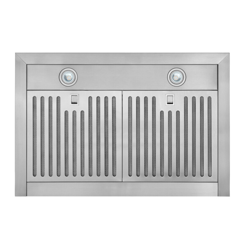 30-Inch Convertible Wall-Mount Low Profile Pyramidal Chimney Range Hood, 450 MAX CFM BWS2304SS