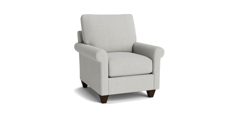 True Custom™ True Custom® Roll Arm Accent Chair C10012SF26