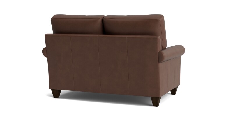 True Custom™ True Custom® Leather Roll Arm Loveseat C10022SFL58