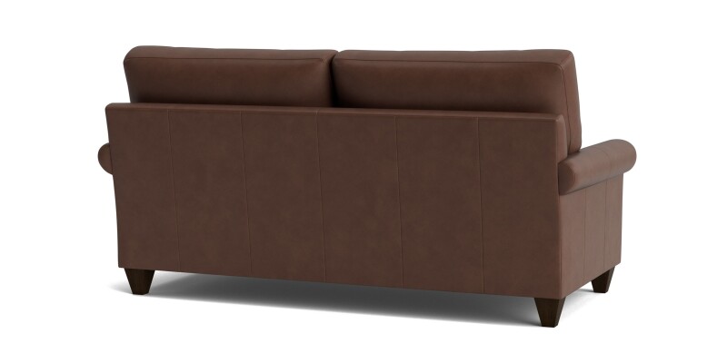 True Custom™ Leather Roll Arm Studio Sofa C1005BSFL53