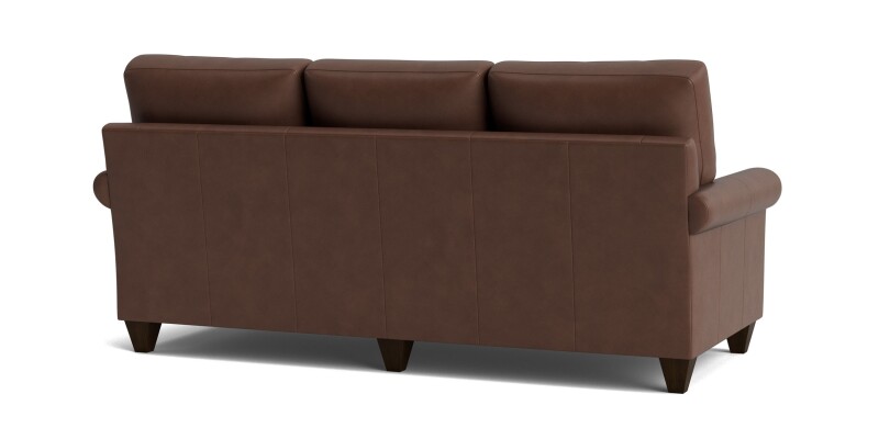 True Custom™ True Custom® Leather Roll Arm Sofa C10072SFL52