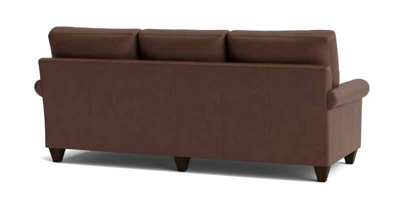 True Custom™ True Custom® Leather Roll Arm Sofa C10082SFL58