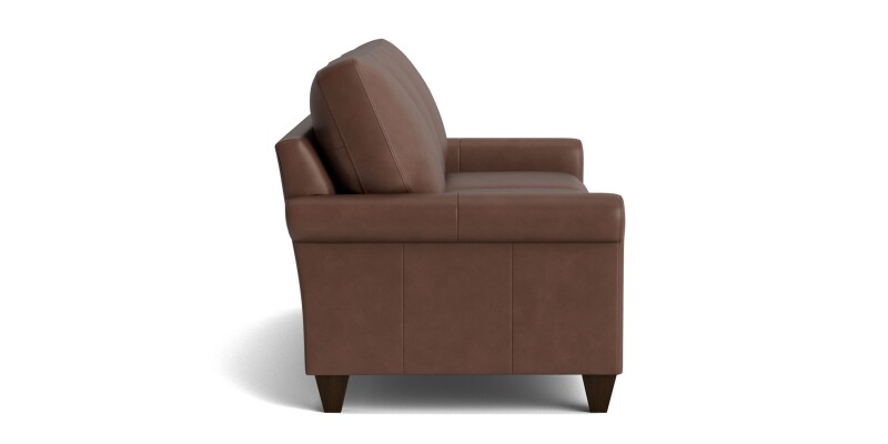 True Custom™ True Custom® Leather Roll Arm Sofa C10082SFL60