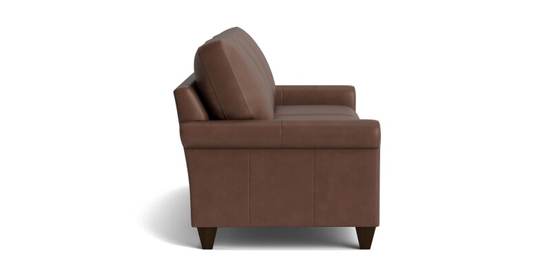 True Custom™ True Custom® Leather Roll Arm Sofa C10092SFL52
