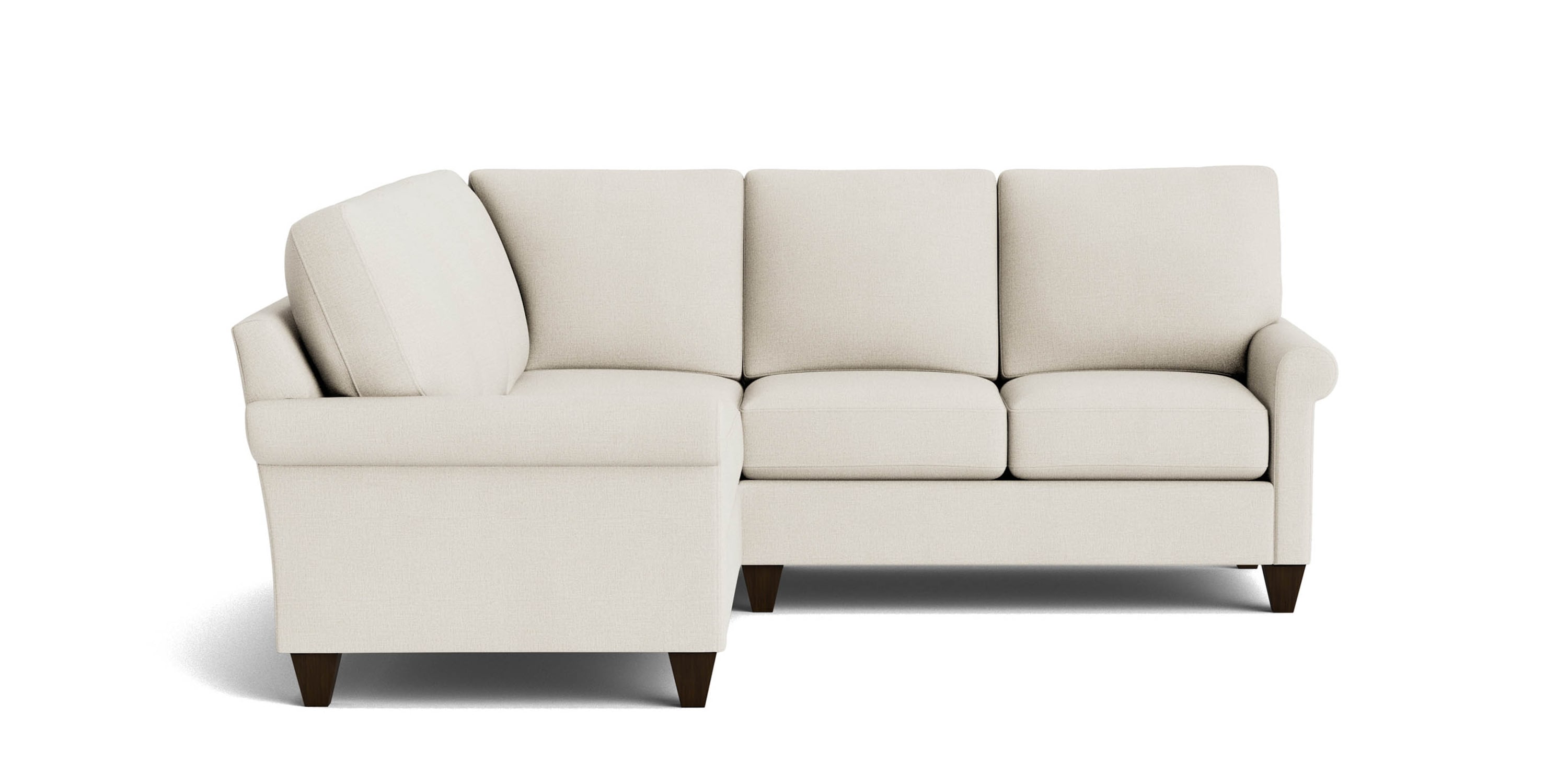 True Custom™ True Custom® Roll Arm L-Shaped Sectional C100L4161SFKIT25