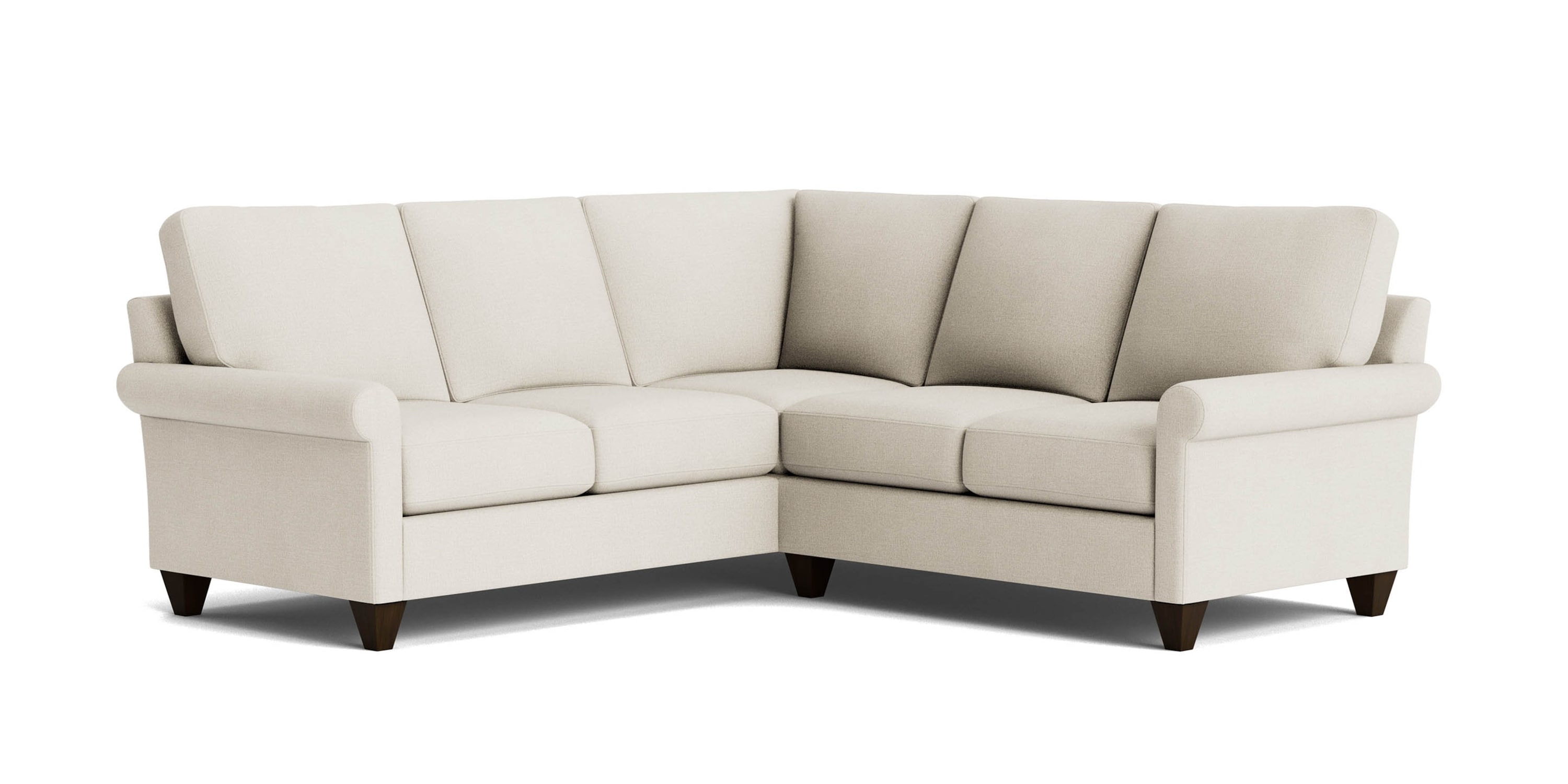 True Custom™ True Custom® Roll Arm L-Shaped Sectional C100L4161SFKIT26