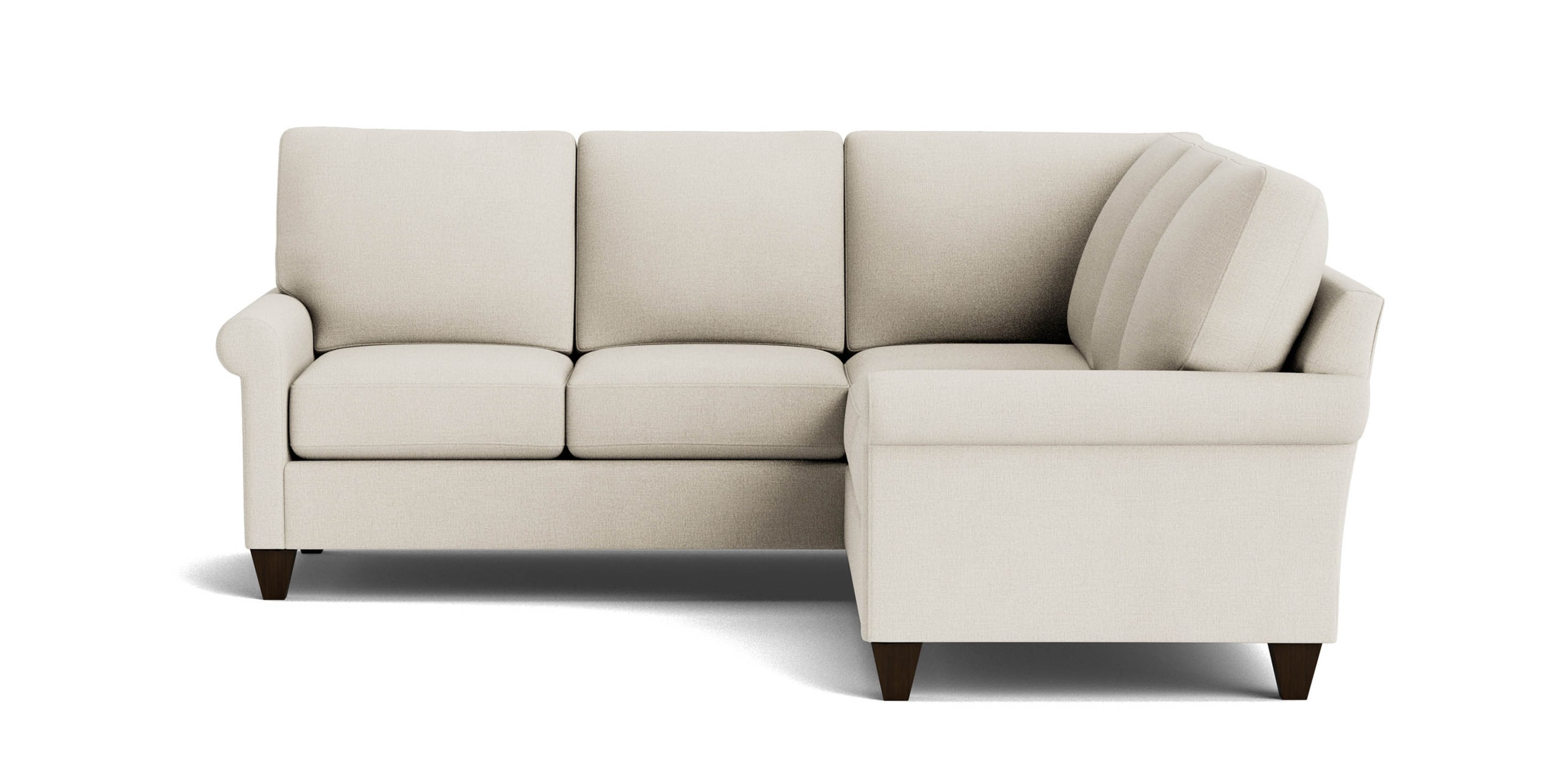 True Custom™ True Custom® Roll Arm L-Shaped Sectional C100L4161SFKIT26