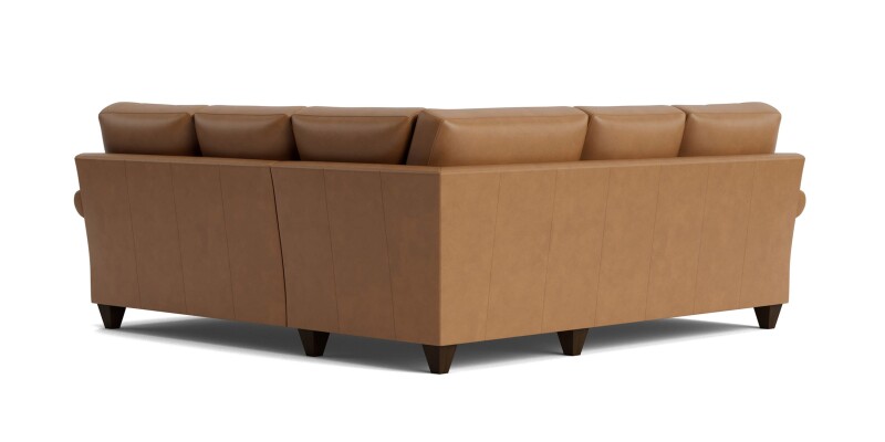 True Custom™ True Custom® Leather Roll Arm L-Shaped Sectional C100L4161SFLKIT53