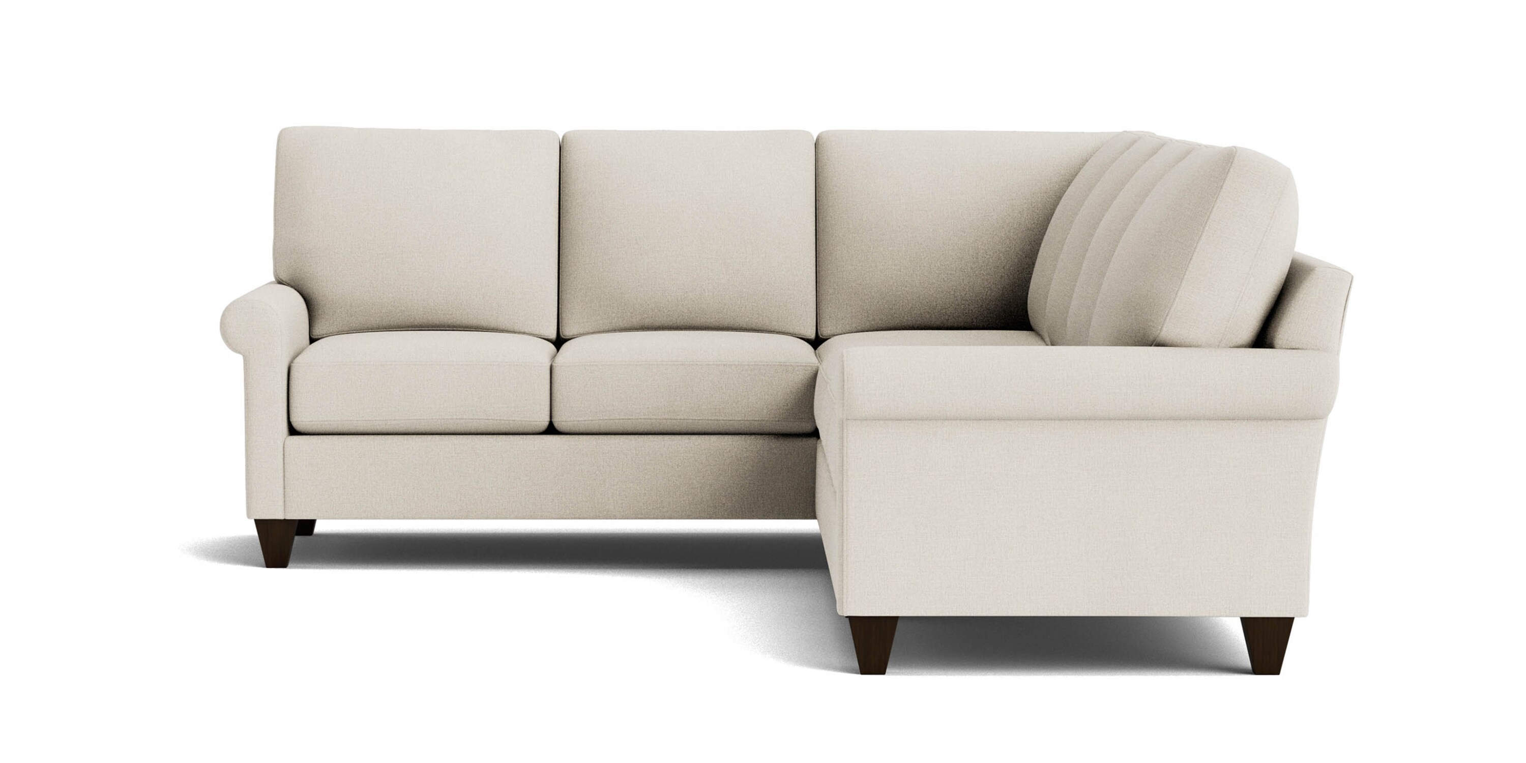 True Custom™ True Custom® Roll Arm L-Shaped Sectional C100L6661SFKIT22