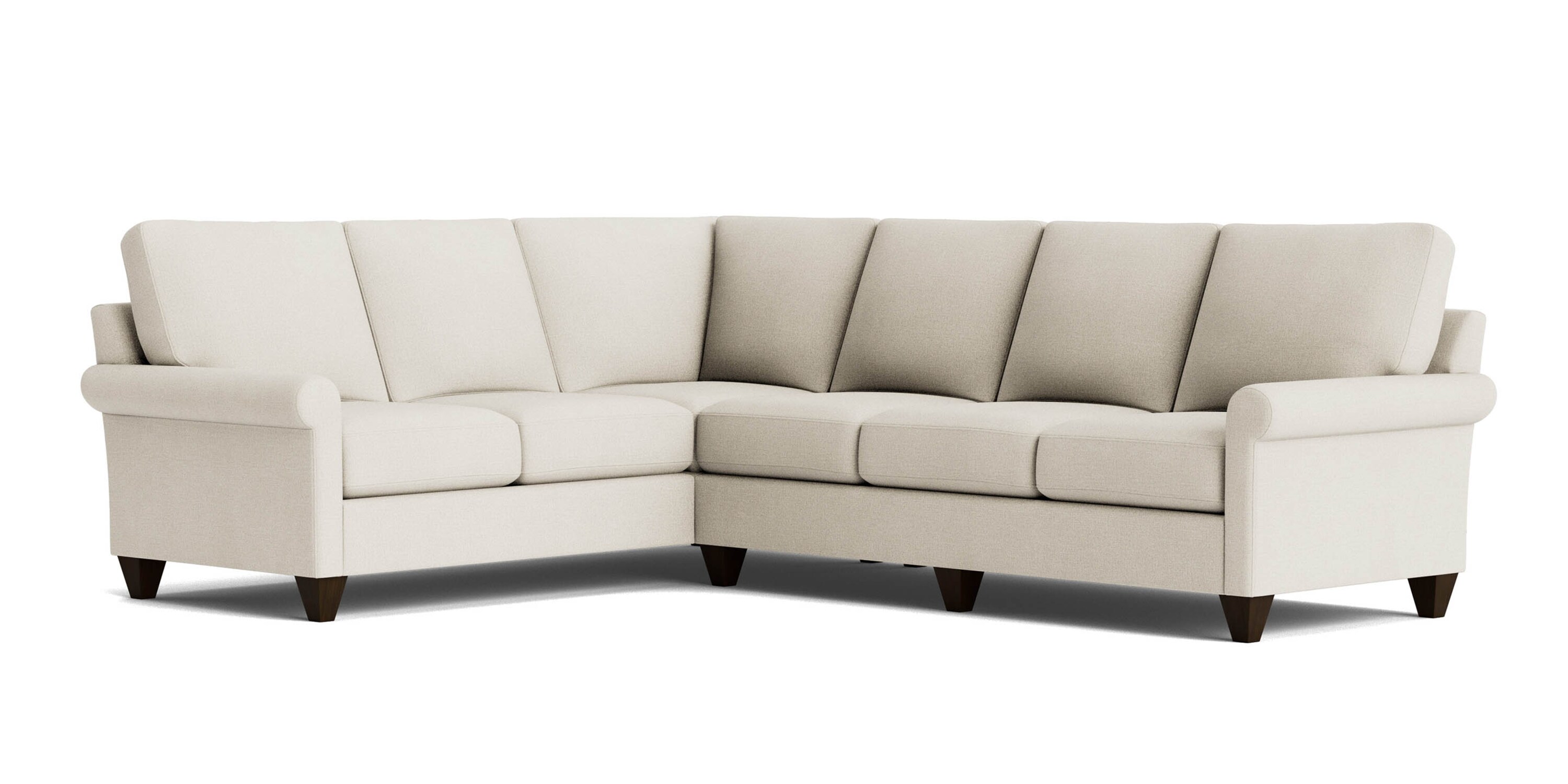 True Custom™ True Custom® Roll Arm L-Shaped Sectional C100L6661SFKIT29