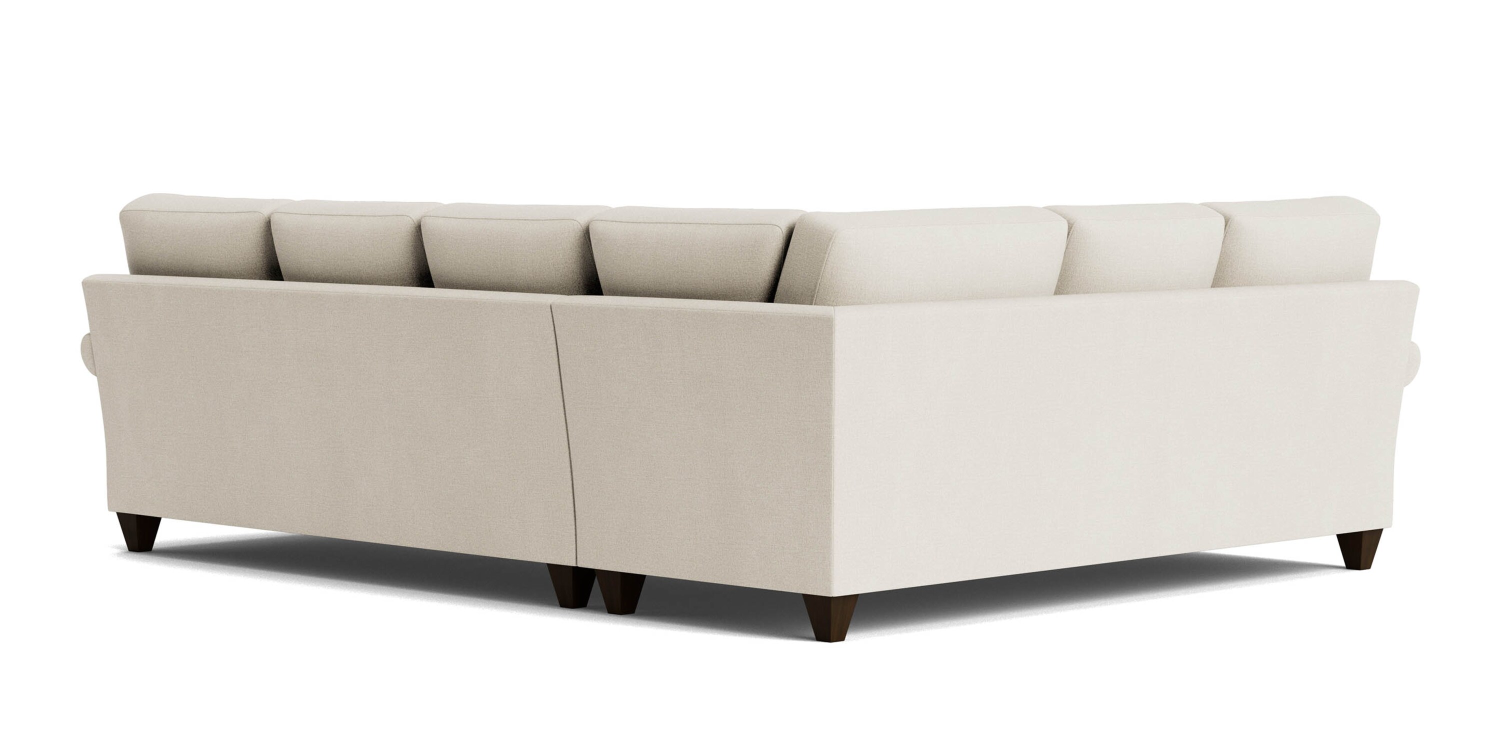 True Custom™ True Custom® Roll Arm L-Shaped Sectional C100L6661SFKIT29