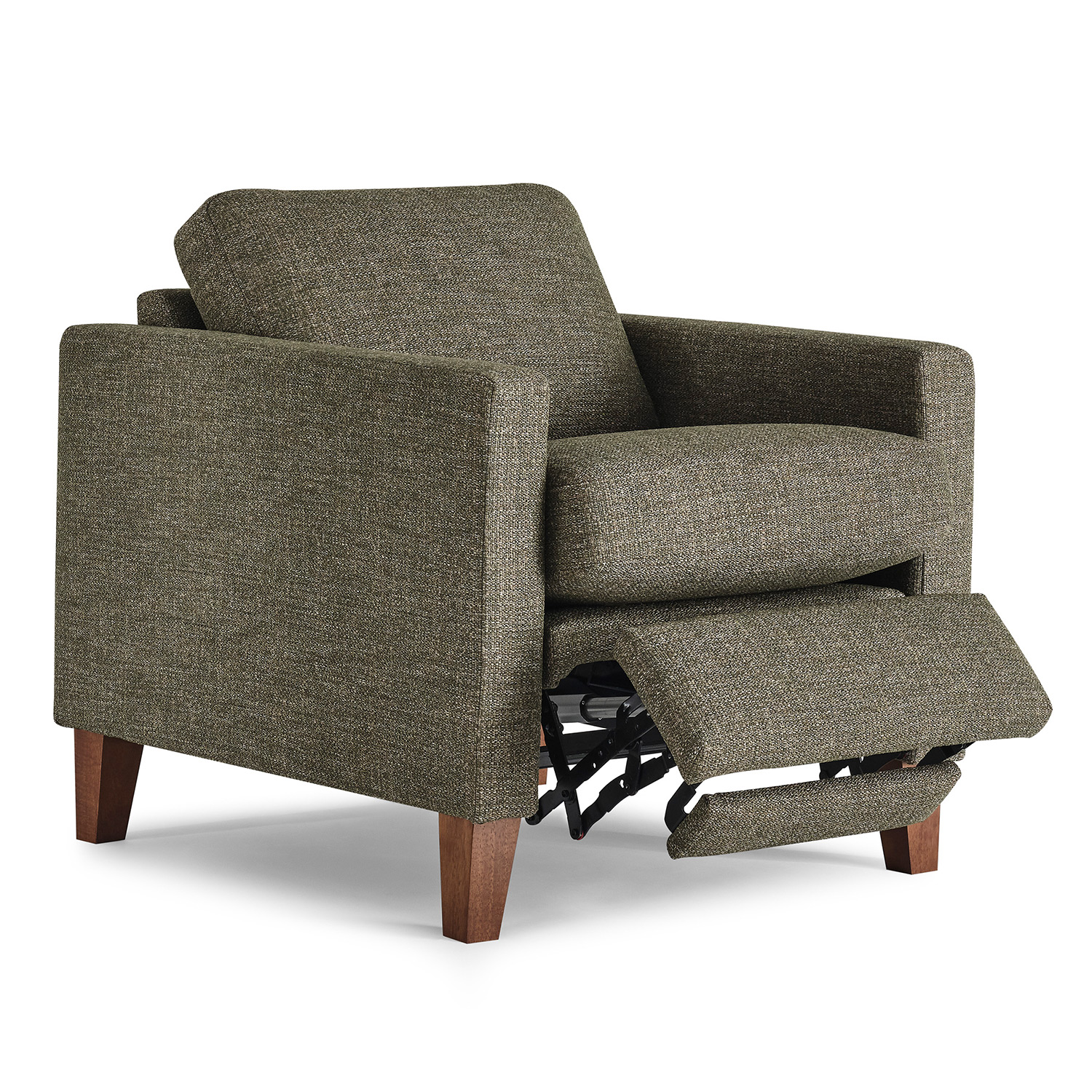 Traftly - Modern Styled Incliner Chair - Dark Walnut - C100RI4DW C100RI4DW