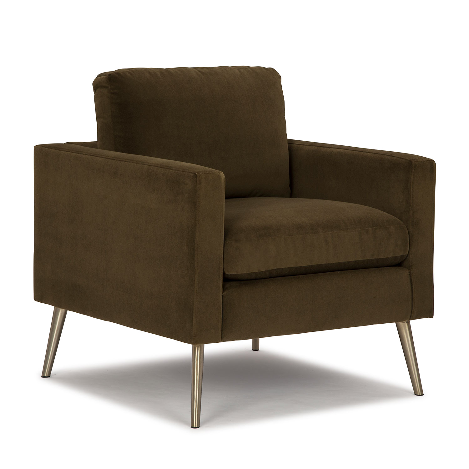 Trafton - Modern, Club Chair - Dark Walnut - C10DW C10DW