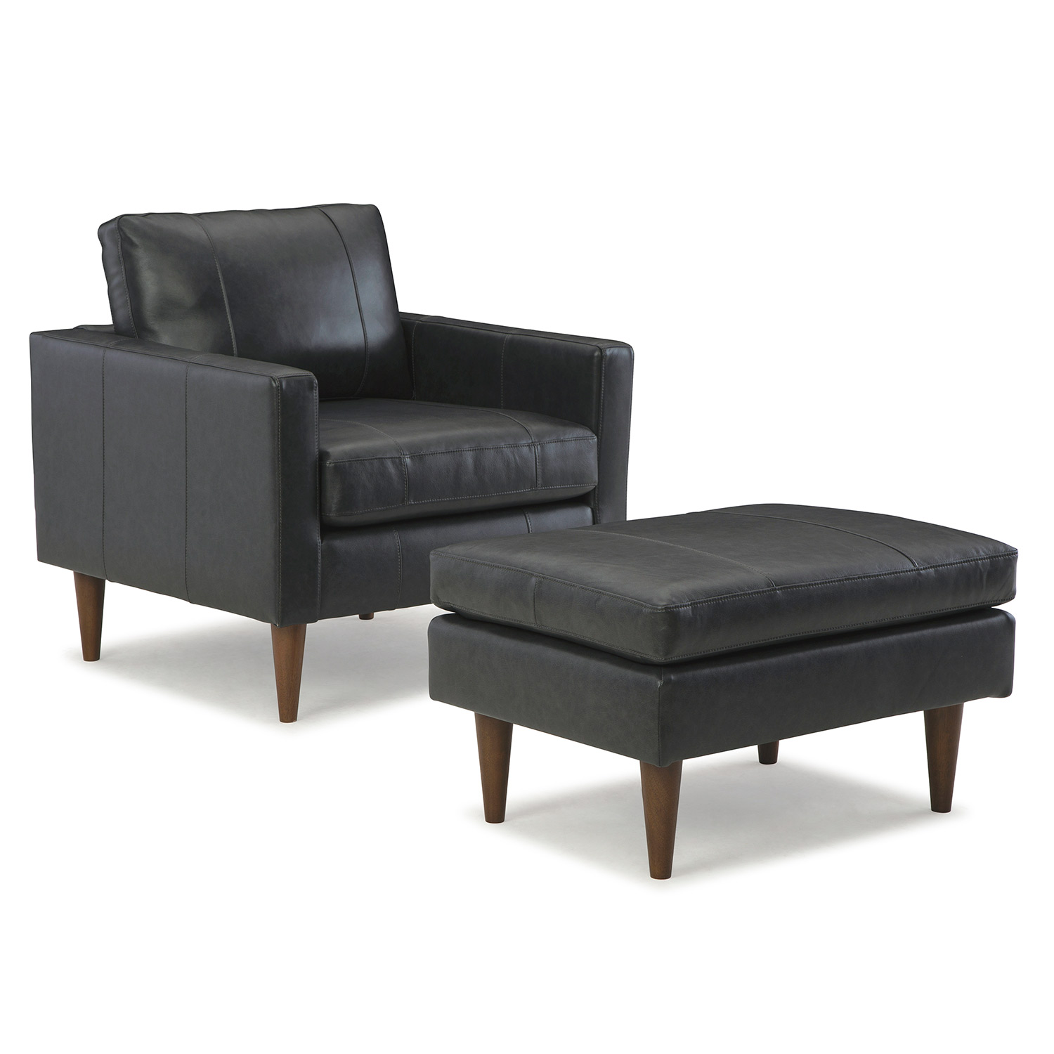 Trafton - Modern, Club Chair - Dark Walnut - C10DW C10DW