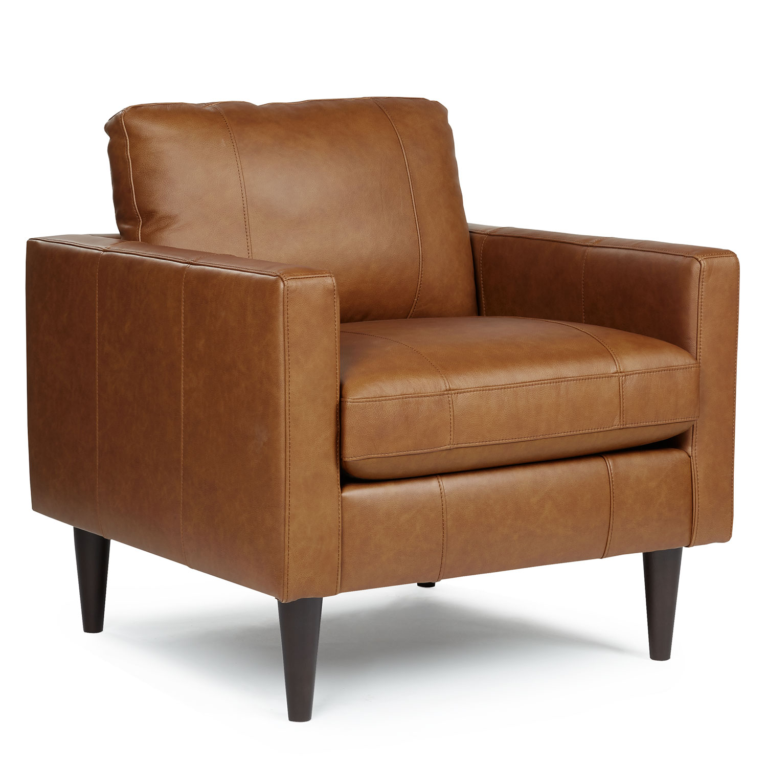 Trafton - Modern, Club Chair - Dark Walnut - C10DW C10DW