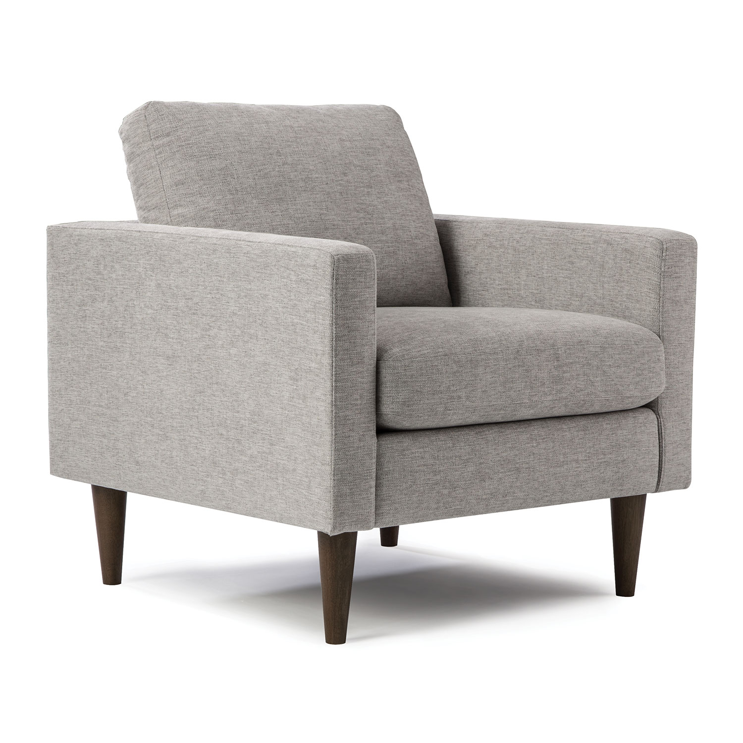 Trafton - Modern, Club Chair - Dark Walnut - C10DW C10DW