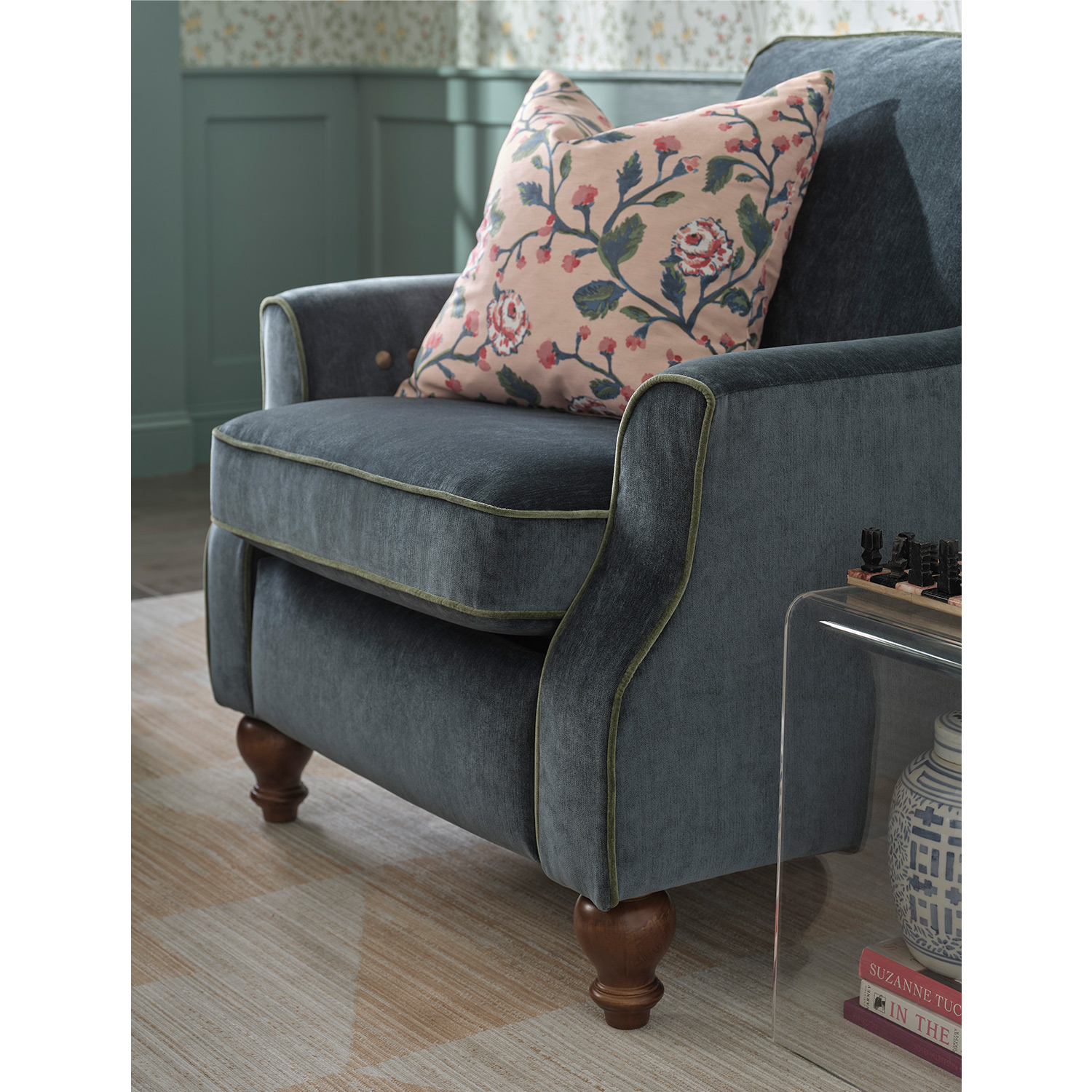 Adeline - Traditionally Styled Incliner Chair - Dark Walnut - C120RI4DW C120RI4DW