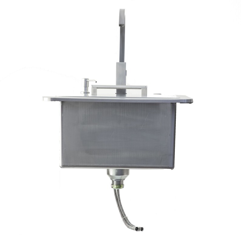 21" Sink with Faucet, Drain, Soap Dispenser C1SINKF21
