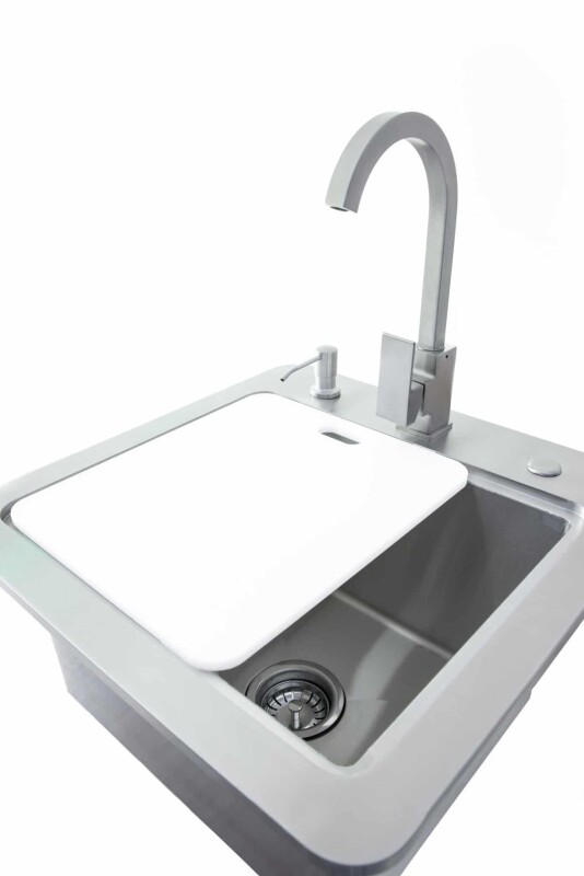 21" Sink with Faucet, Drain, Soap Dispenser C1SINKF21